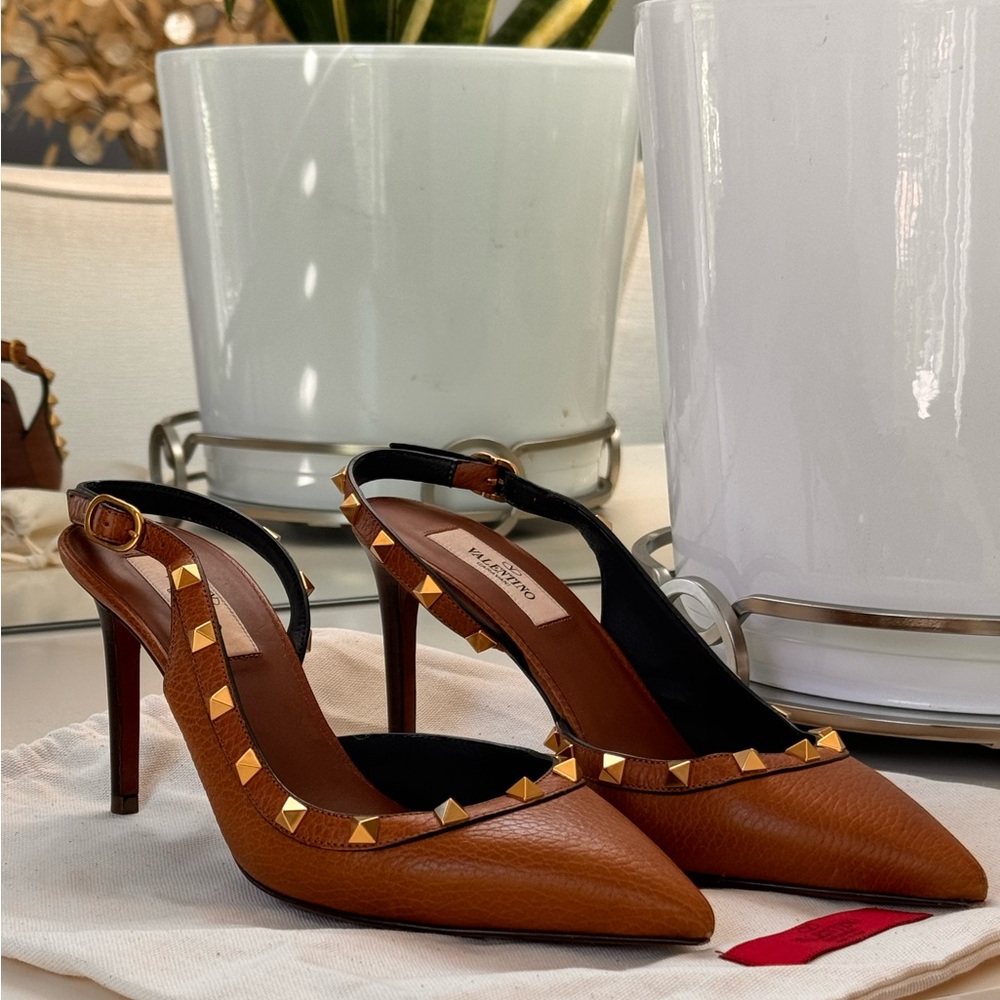Valentino - Rockstud Slingbacks